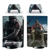 Autocollants Ghost Recon PS5 Disc standard Skin Sticker Sticker Cover pour Playstation 5 Console et 2 Controllers PS5 Disk Skin Vinyl