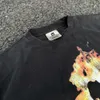 T-shirt maschile Frog Drift Saint Michael Streetwear Fashion Flame Graphics Stampato abbigliamento vintage sciolto top di grandi dimensioni magliette per maglietta per menq240425