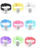 10pcspack Noosa Jewelry Candy Color Silicone Bracelet 20cm FIT BOTTNS SNAP 18mm Jóias Snap DIY para Child NN7138342367