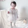 Jurken 024m Babymeisjes Kostuums Zomer 3D Betaal Mouwloze baby Baby Romper For Girls Clothing Toddler Girls Mesh TuLle Jumpsuit