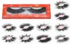 Hela Y 5D Mink Eye Lashes Crossy Long Thick 3D Volume False Eyelash med kartong5544596