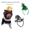 Hundkläder PET Huvudbonader Halloween pannband En mängd olika katt- och ornament Juldekorationsmaterial