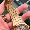 AP Timeless Pols Watch Royal Oak Series 26574or Rose Gold Wit Disc Back Transparant Agenda Mens Fashion Leisure Business Sports Machinery Watch