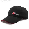 Ball Caps Fashion Unisex Baseball Cap Cotton Sports Moto GP Racing Snapshot Black Slim Mens, вышитая папа Cap Gorilla EP0132 Q240425