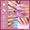 Gel 6 kleuren Nail Extensions Gel Professional Poly Nailgel Set voor beginners Popular Poly Extension Gel Nail Diy