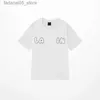 Men's T-Shirts Brand Mens T-shirts Designer Luxury Lanvins Classic T Shirt Chest Letter Printed Lavin High Street Lavina Tshirts Shoe Cotton Loose Q240425