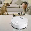 USB Sweeping Robot Vacuum Cleaner Mopping 3 I 1 Smart Wireless 1500pa Dra Cleaning Sweep Floor for Home Office 240418