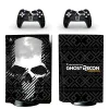 Autocollants Ghost Recon PS5 Disc standard Skin Sticker Sticker Cover pour Playstation 5 Console et 2 Controllers PS5 Disk Skin Vinyl