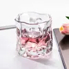 Tumblers Transparent Glass Cup Iceberg Oregelbunden form Hushåll Kaffebar KTV Can Beverage Kitchen and Supplies H240425