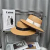 Strandstro -hoed emmer hoeden voor vrouwen designer caps heren casquette zomer buiten gras vlecht sunhat