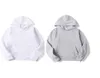 Sublimation Blank Hoodies White Hooded Sweatshirt for Women Men Letter Print Long Sleeve Shirts for DIY Polyester6301855