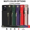 for Iphone 15 Pro Zipper 14 Cross body Leather Case MAX Card Insert Phone