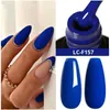 Vernis à ongles Lilycute Couleur bleu foncé 7 ml Gel Rigoux de ongles Néon Automne hiver semi-permanent Vernis hybride Boule