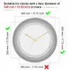 Klockor mcdfl stilfull lång väggklocka Händer Set Clock Home Interior Big Arrows Quartz Movement For Bedroom Decoration Decor Accessories