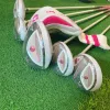 Клубы Новые женские гольф -клубы Daiwa Полный набор 12 ПК Графит водитель+фарватер Wood+Hybrid+Iron+Putter Golf Clubs Flex L с сумкой