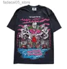 メンズTシャツ2023新しいTシャツウォーレンロタスTシャツ特大メンズストリートウェア女性男性服DTG印刷技術グラフィックTシャツQ240425