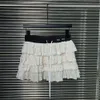 Summer womens short skirt miu designer dress embroidered cake skirts sweet college style mini dresses