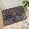 Carpets Long Push Carpet For Modern Living Room Sofa Area Rug Solid Color Kids Bedside Floor Mat Girls Bedroom Decorative Furry Cushion