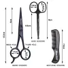 Cisaillement barbe hommes kit peigne de barbe Moustache Kit de toilettage Moustache Scissor Nez Hair Cisses Sénalisation Cisseurs Men Scissor Beard