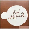 Stencil cake gereedschap creatief decor huisdier moskee eid mubarak ramadan ontwerp fondant koffie spuiten decoratie gereedschap snijder mal 2 dh6i4 ation