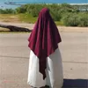 Scarves Solid Hijab Scarf Breathable Abaya Headscarf Unisex Keffiyeh Ethnic Headwrap Arabian Hijabs Head Covering