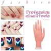 Krofaue Práctica de uñas Modelo de mano flexible suave plástico de plástico flexible Flexible Mannequin Mannequin Display 240411