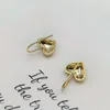 Boucles d'oreilles en peluche vintage gold gas