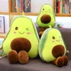 Animaux en peluche en peluche Nouveau Avocado en peluche Toy Doll Childrens Sleeping Oreiller Grande Doll Gift Kaii Creative Fruit Rag Doll Cushion