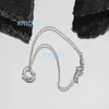 Version haute S925 Bracelet à domicile en argent sterling crevé le pendentif d'amour en forme de coeur pour des femmes de luxe légers polyvalent 0dy88