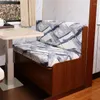 Chair Covers 2pcs/set RV Dinette Cushion Elastic Spandex Sofa Cover Camper Slipcovers Furniture Protector For Car Bench