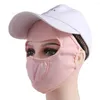 Scarves Summer Mesh Sunscreen Mask Breathable Silk UV Protection Face Cover Veil Outdoor Shield