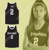 Nombre personalizado de Nay Mens Youth/Kids Gigi 2 Mamba Ballers Black Basketball Jersey Versión 4 Top cosido S-6XL