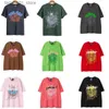 Herren T-Shirts Spider T-Shirt Männer Designer T-Shirt Nummer 55555 Sternschaumdruck hochwertige reine Baumwolle rosa Grün Frauen T-Shirts Trendy Paar Tee RQ240425