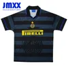 JMXX 97-98 Inters Milans Retro Soccer Jerseys Home Away Mens Uniforms Jersey Man Football Shirt 1997 1998 Version des fans