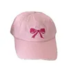 Visors Yuyu broderie Bowknot Baseball Hat pour les adolescents Fashion d'été Fashion coréenne Soleil Femmes en plein air Voyage