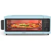 Revolutionize Your Kitchen with the Fabuletta 10-in-1 Air Fryer Toaster Oven Combo - 1800W Power, Flip-Up Away Capability, Oil-Less Cooking, Fits 12" Pizza and 9 Slices