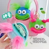 Creative Braid Lord Series Plush Zero Wallet Pendant Ugly Cute Sausage Mouth Earphone Bag Storage Bag Keychain