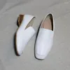 Casual Shoes 2024 Kvinnor Pumpar Square Heel Loafers Fashion Ladies Bekväm syntetiskt läder Slip-On Low Office