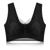 Yoga Outfit Large Size Lace Lingerie For Women One-piece Fixed Cup Top Beautiful Back Anti-glare Unwired Bra Ladies Tube Underwear