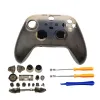 Case Clear Black Full Set Casetta per la shell per Xbox Serie S Serie Xbox X/S Rails Piastra Copertina Sostituzione con pulsanti