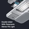 Selfie Stand Portable Mobile Phone Holder Intrekbare draadloze Bluetooth Live Broadcast Video Dimable LED Vullicht 240418