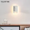 Wandlampen LED SLAAPKAMER BEDBADER LICHT LAMP Simple Guest Studie Room Ronde vierkante dubbele regeling Roteren