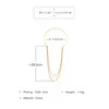 Pendants Kissme Hyperbole Gold Color Women Torques Long Layered Chains Necklaces For Girls Gifts 2024 Fashion Brass Jewelry Accessories