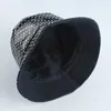 Szerokie czapki z czapki wiadra 2022 skórzana kropka nadruk dwa boczne odwracalne wiadro Hat Waterproof Fisherman Hat Sun C Hats dla kobiet mężczyzn J240425