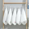 Filtar eezkoala 5st baby ansiktshandduk söt tecknad bomullshandduk super mjuk liten fyrkantig wipes30 30 cm muslin swaddle