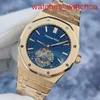 AP Gentlemen's Watch Watch Series серия Royal Oak 41 мм диаметром 18K Rose Gold Tourbillon Mechanical Mens Mens Luxury Watch 26522OR