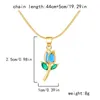 Anhänger Halsketten Tulpe Halskette Armband für Frauen Romantische Ästhetik Blume Schlüsselbein Kette Elegante Mädchen Schmuck Geschenke