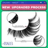 False Eyelashes Groinneya 5 pairs of cat eyelashes artificial mink skin transparent natural appearance Wispy full Q240425