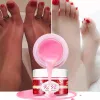 Pflege Rose Peeling Fußmaske Entfernen Sie abgestorbene Haut mit Feuchtigkeitsfeuchtigkeits -Weiße Antibrinkel die Peeling High Heels Fußpflege 100g reduzieren