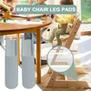 Pesquisas de carrinho Chaves de cadeira Capas Protetores de extensão de segurança para crianças Pés de jantar Tampa Anti Slip Highchair Safet